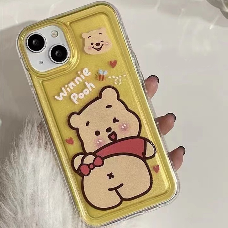 IPHONE Casing Ponsel Lembut Lucu Kompatibel Untuk Iphone14 13 12 11 Pro XS Max X Xr7 +8 Plus Casing Transparan TPU Silikon Shockproof Cover