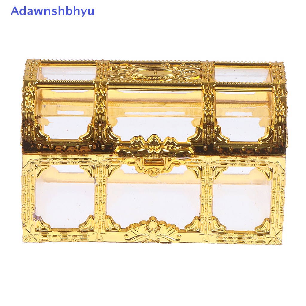 Adhyu 1:12 Dollhouse Miniature Storage Box Treasure Chest Simulation Furniture Model ID