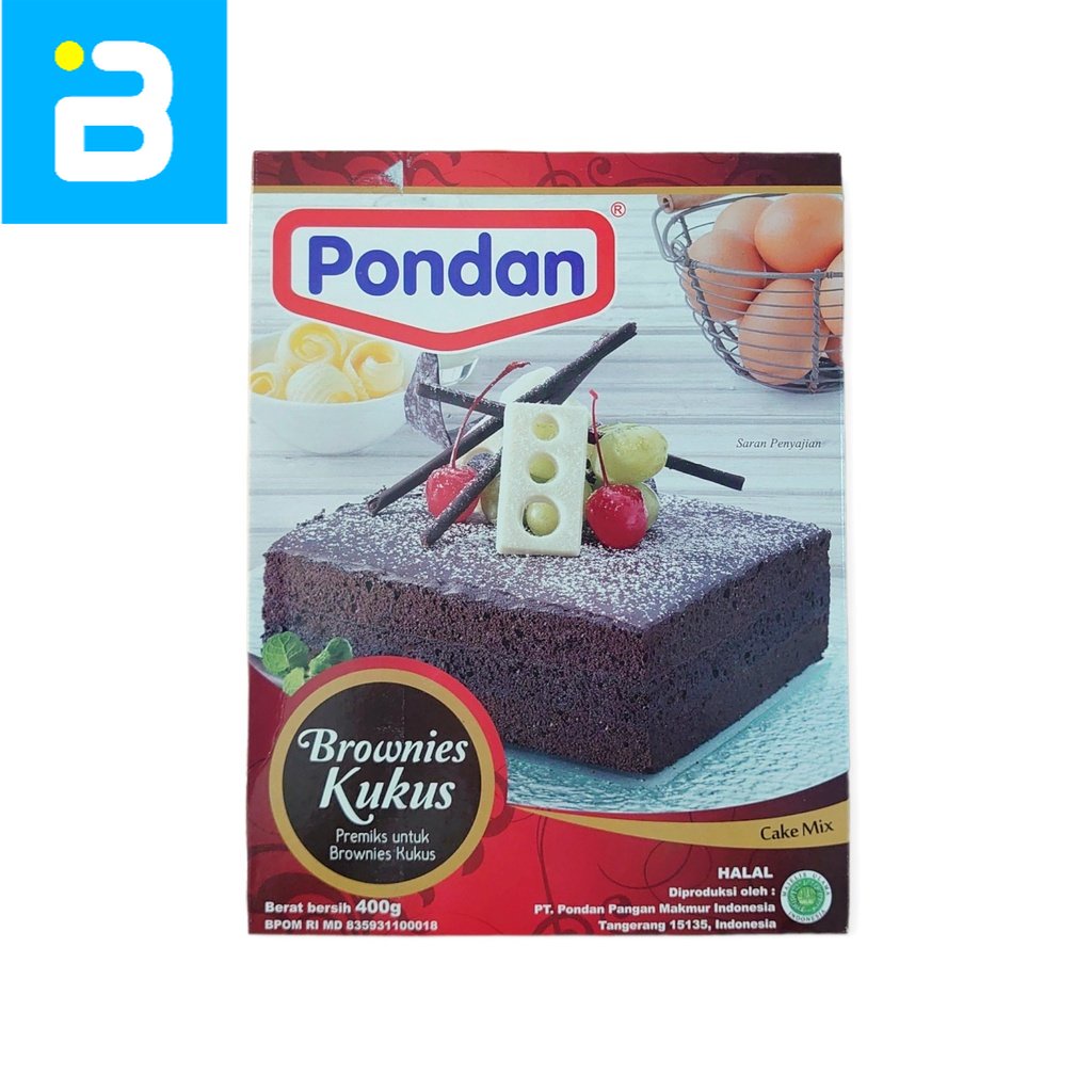 

Pondan Brownies Kukus 400 G