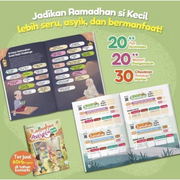 Ramadhan Activity Book Buku Aktivitas Ramadhan Ramadan Ramadhon Romadhon