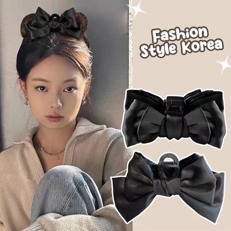 Jepit Rambut Korea Dewasa Pita Hair Claw Satin Jedai Jumbo Aksesoris Jepitan Rambut Wanita AK269