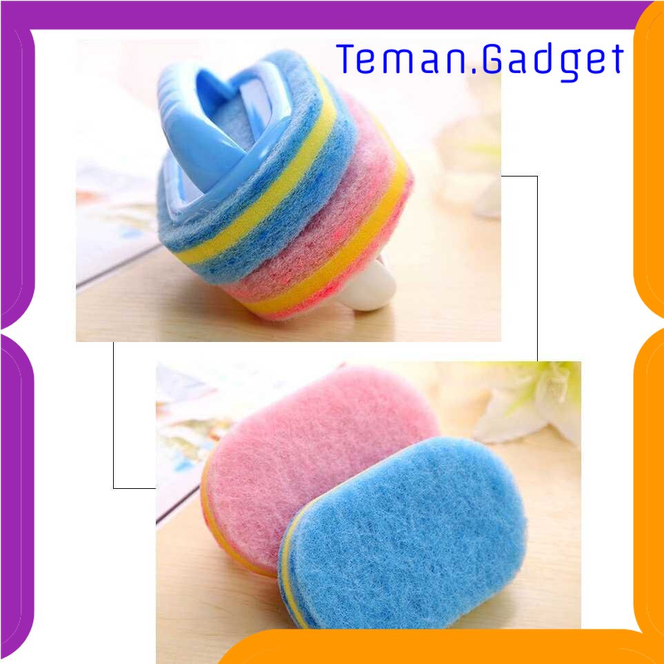 TG - ART Strongwell Sikat Pembersih Kamar Mandi WC Dapur Sponge Brush - 8211