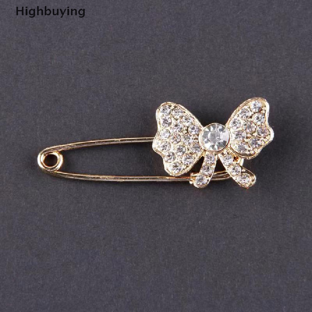 Hbid Ikatan Simpul Pin Alloy Leher Pin Cardigan Anti Slip Penutup Pinggang Berlian Imitasi Mutiara Bros Recomend Panas Kualitas Bagus Glory