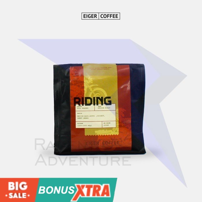 

Biji Kopi EIGER1989 Coffee Roasted Beans Riding ORIGINAL KEREN AWET