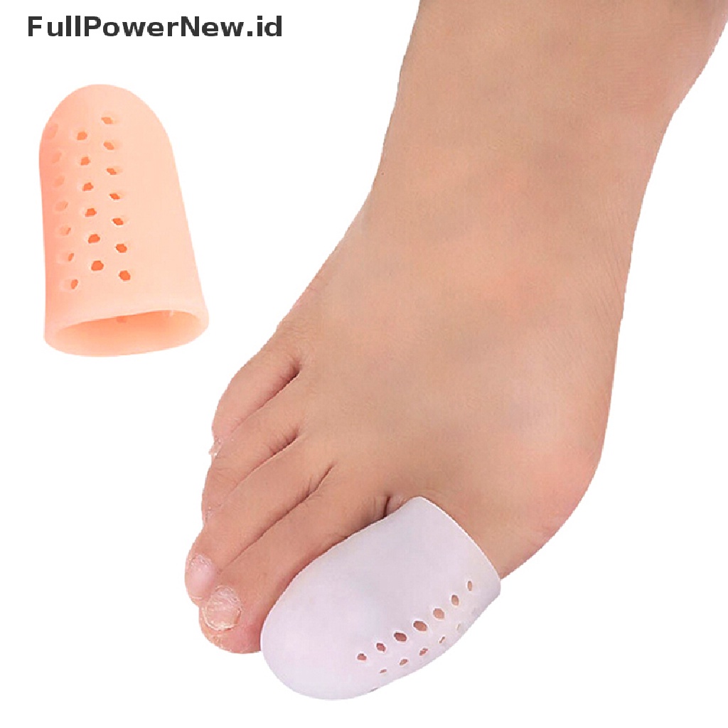Power 1pasang Pelindung Penutup Gel Lengan Jari Kaki Untuk Bunion Massager Pain Relief Gel Tube ID
