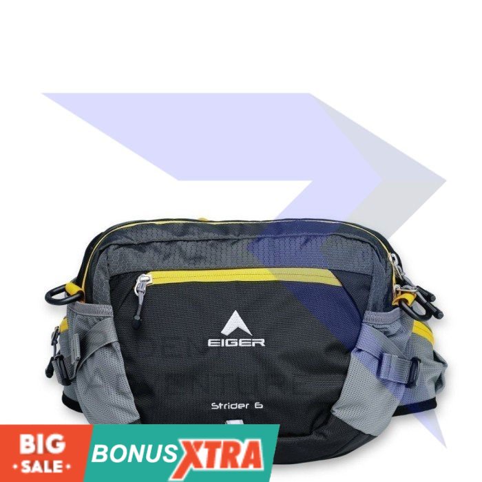 Tas Selempang & Pinggang EIGER1989 STRIDER 6L 4F WAIST BAG 91000 7444