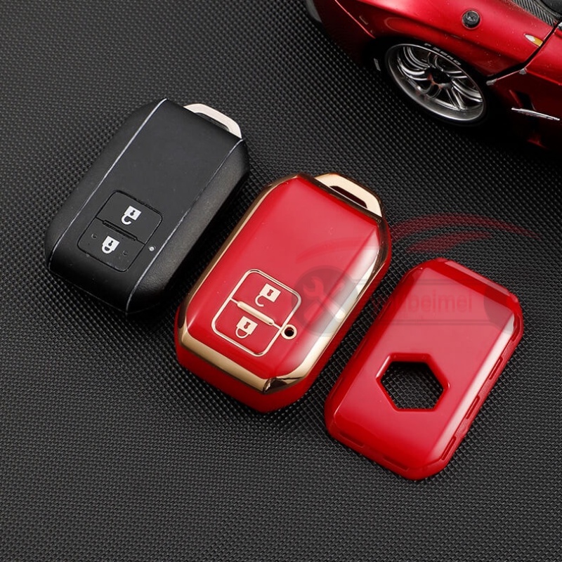 1pc/cover Case Kunci Mobil Suzuki TPU Key Holder Suzuki XL7 Ertiga Swift Wagon R Monopoly Grand Vitara Ignis 2020ertiga Swift Liana Samurai Swift 2018 Sx4 S-Cross Car Key Cover Shell