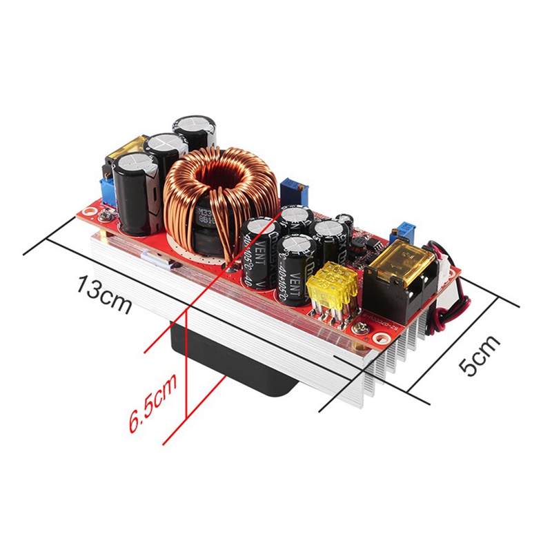 BOOST DC-DC Meningkatkan Converter Modul Catu Daya Step-up 1500W 30A Dalam 10~60V Keluar 12~90V High Power DC-DC Step Up Boost Module Stepup Converte