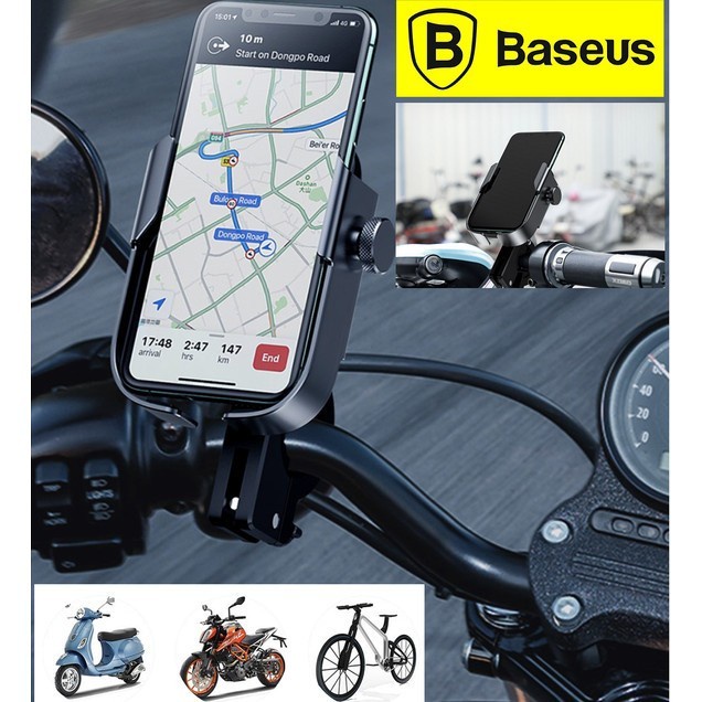 Baseus Holder Sepeda Armor Motorcycle holder Applicable for bicycle - SUKJA