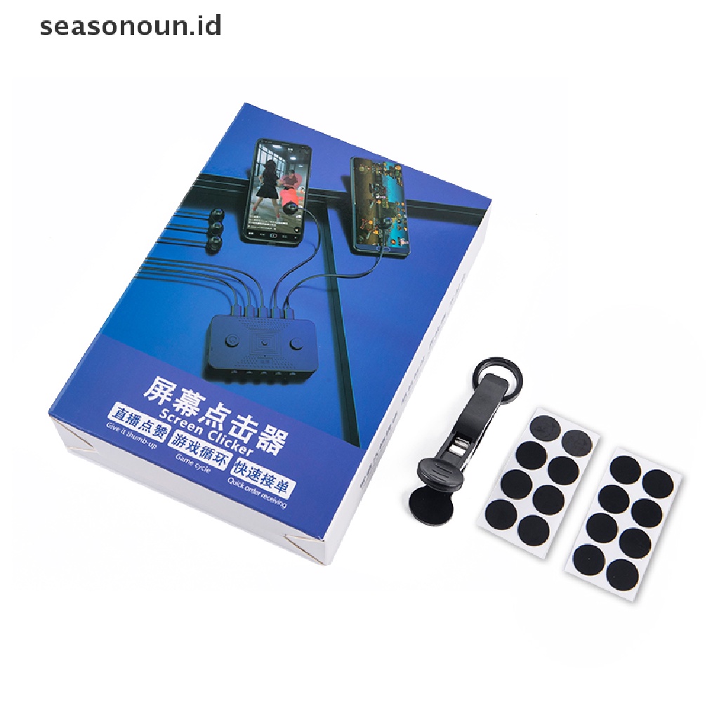 Seasonoun 2in1 3in1 Mute Layar Telepon Auto Clicker Physical Like Linker Snap Up Tool.