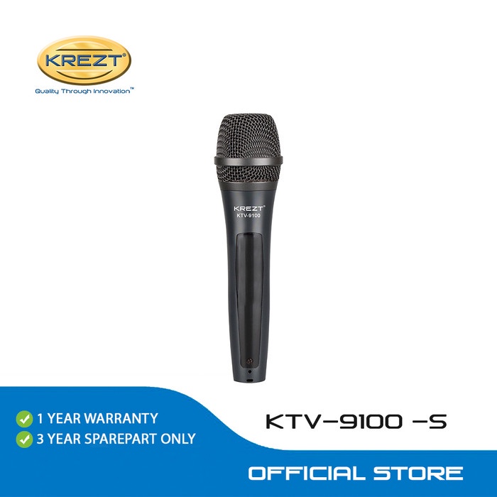 PROFESSIONAL WIRED MICROPHONE KREZT KTV-9100 - NO SWITCH