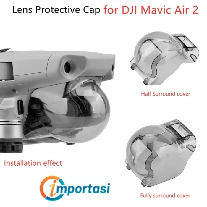 Tutup Gimbal Cover DJI Mavic Air 2 Lens Cap Hood Protector Lensa