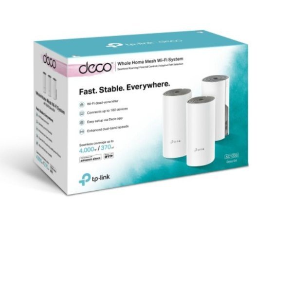 TPLink Deco E4 3Pack Home Mesh WiFi System TP-Link Deco-E4 M4