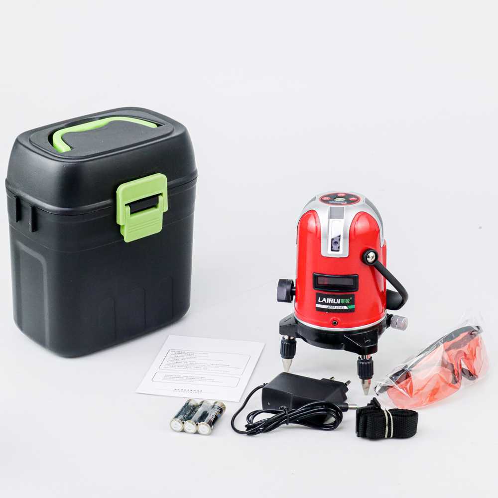 (BISA COD) FTIHSHP LAIRUI Self Leveling 5 Point Laser Pengukur Kemiringan 4V1H - 401