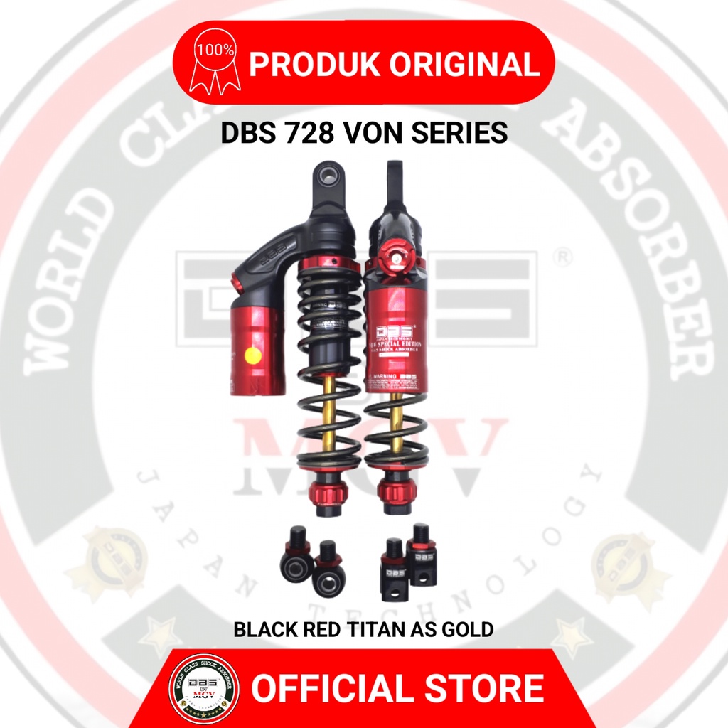 [ BISA COD ] Shock Tabung DBS 728 VON SERIES HONDA ALL NEW PCX 150 PCX 160