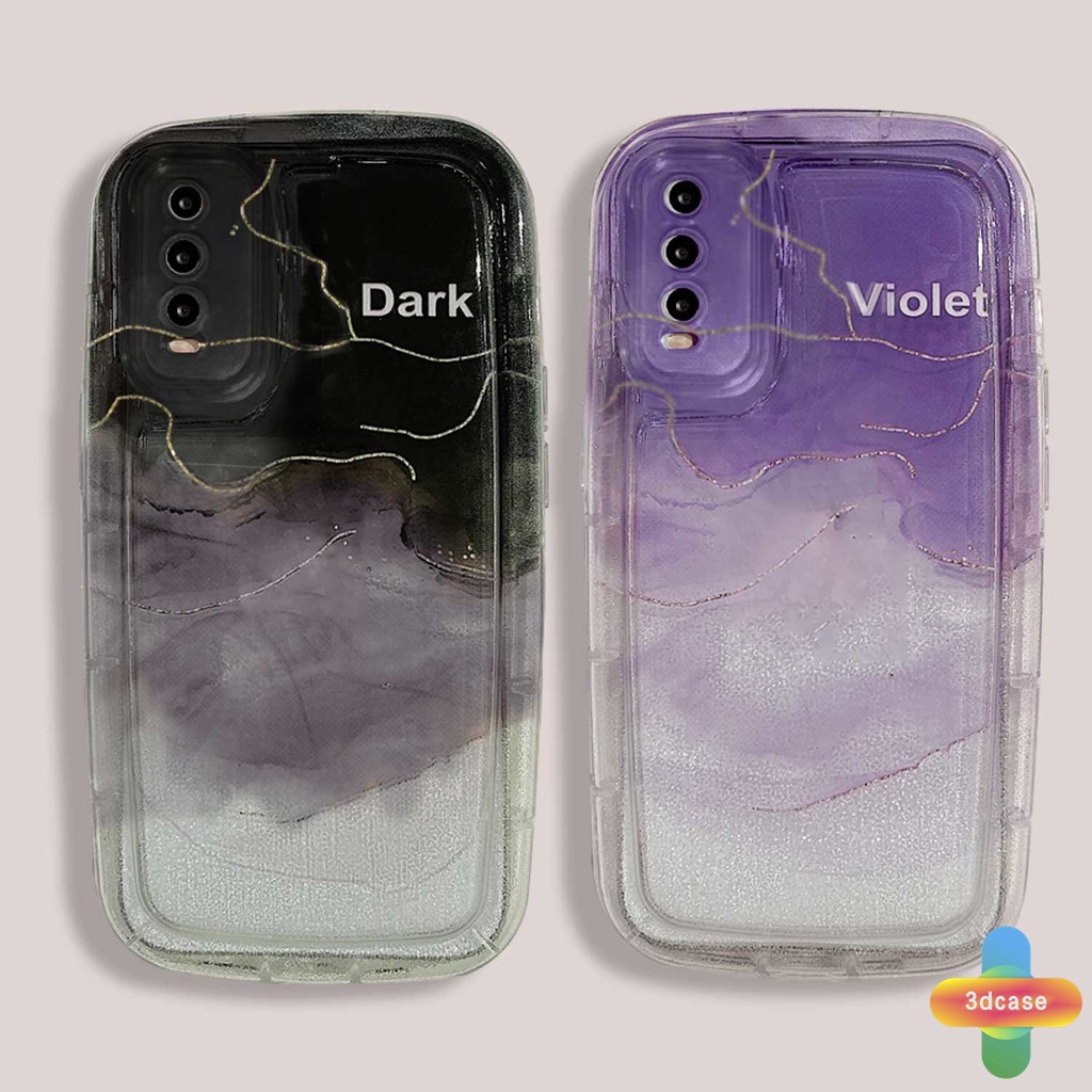 Casing VIVO Y22 Y22S Y35 Y21 2021 Y12S Y12 Y20 Y15S Y15C Y91C Y16 Y21A Y21E Y21G Y21T Y30 Y21S Y20S Y12i Y33T Y15A Y02 Y01 Y01A Y91 Y30i Y93 Y95 Y15 Y17 Y50 Y53S Y51 2020 Y51A Y10 Y33S Y1S Y11 Y31 Y20i Ins Watercolor Gradient Halo Soft Case