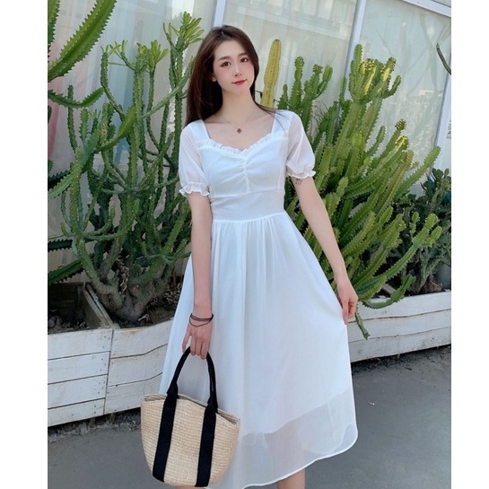 ilook | Dress Twenty | Dres Simple Midi | Gaun Cantik Korean Style