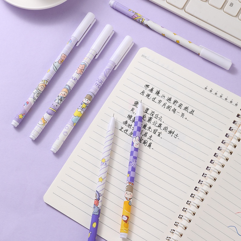 [Harga Grosir] [Unggulan] Kartun Lucu Permainan 0.5mm Tinta Biru Gel Pulpen Pegangan Dapat Dicuci Perlengkapan Sekolah Alat Tulis Anak Dihapus Pena Netral 0.5mm Kreatif Siswa Gel Pulpen