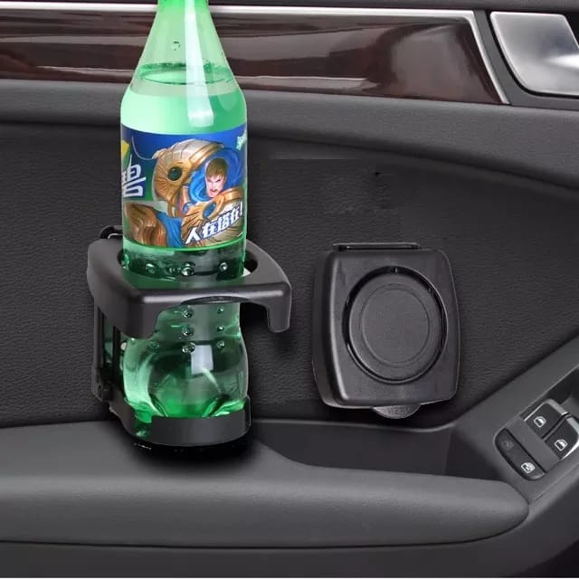 SS Cup Holder Mobil Dudukan Tempat Minum Gelas 500ml Multifungsi Holder Car Tempat Botol Gelas Minuman Soda Mobil Bisa Di Lipat Murah