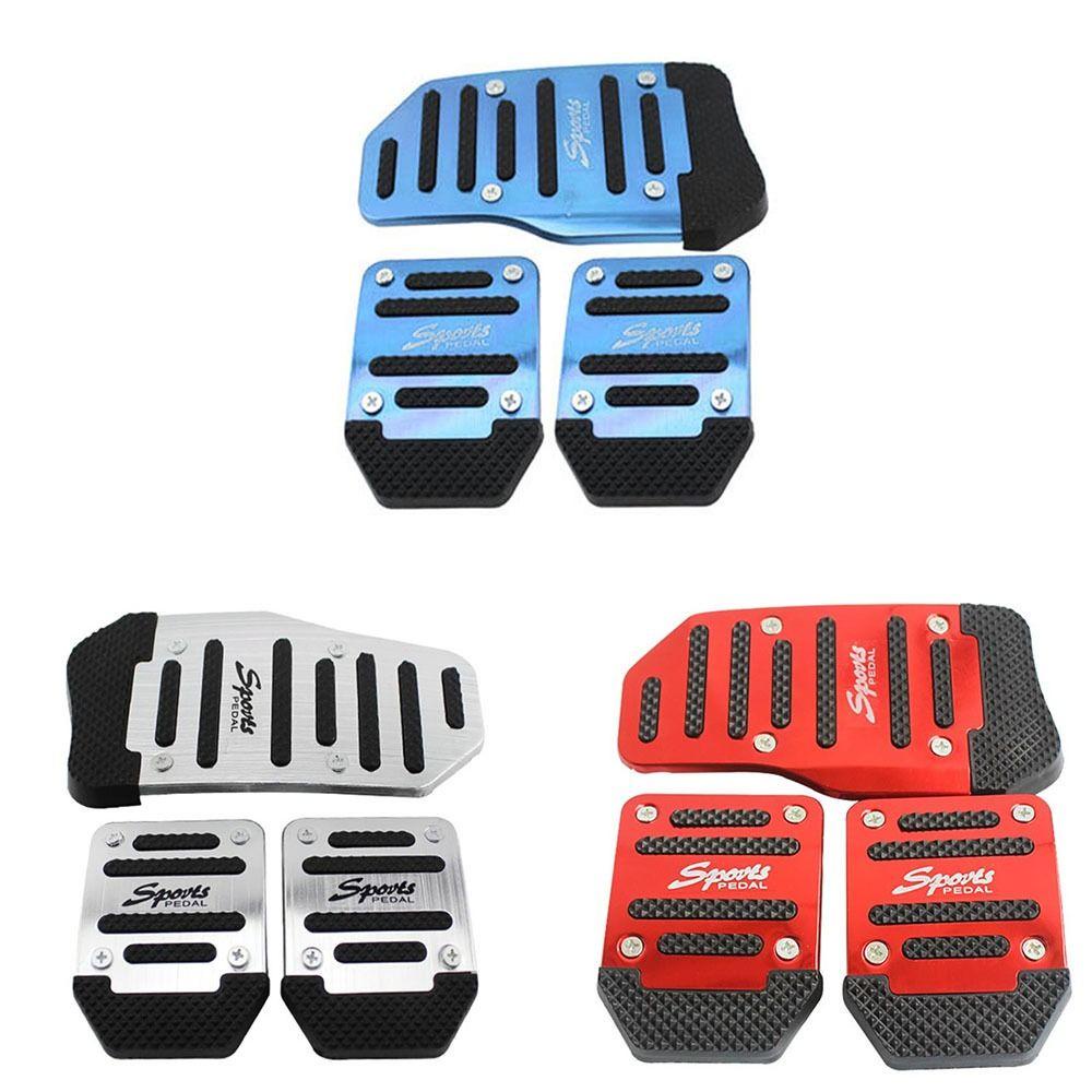 Populer 3pcs/set Pedal Mobil Auto Parts Manual gear Accelerator Pedal Foot Pad Cover