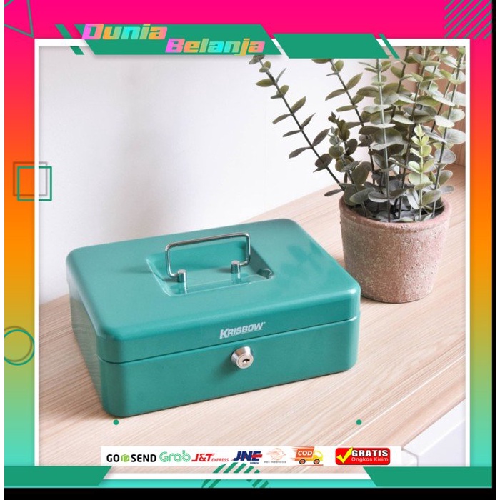 

Cash Box 25 Cm/ kotak tempat simpan uang