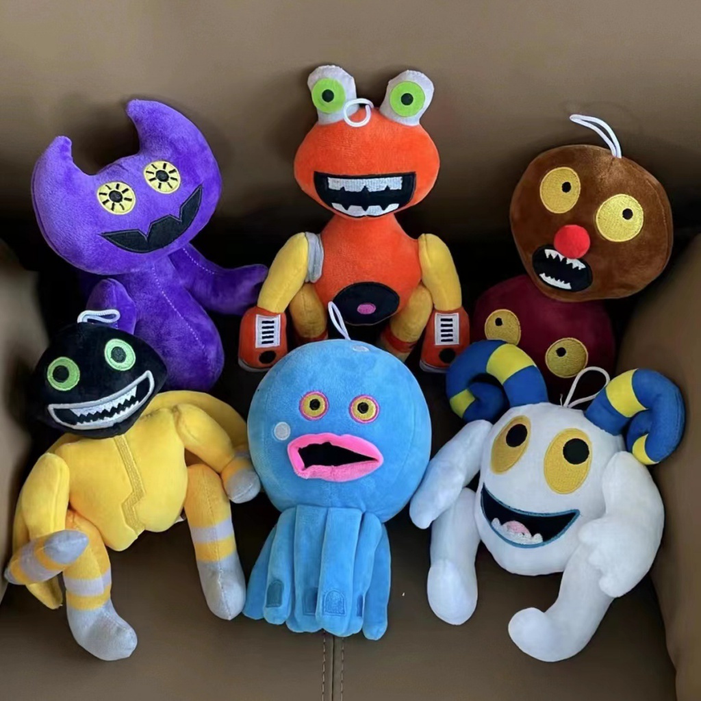 My Singing Monsters Plush Toy Concert Furcorn Monsters Horror Boneka Mainan Populer Cowok Cewek Mainan Empuk