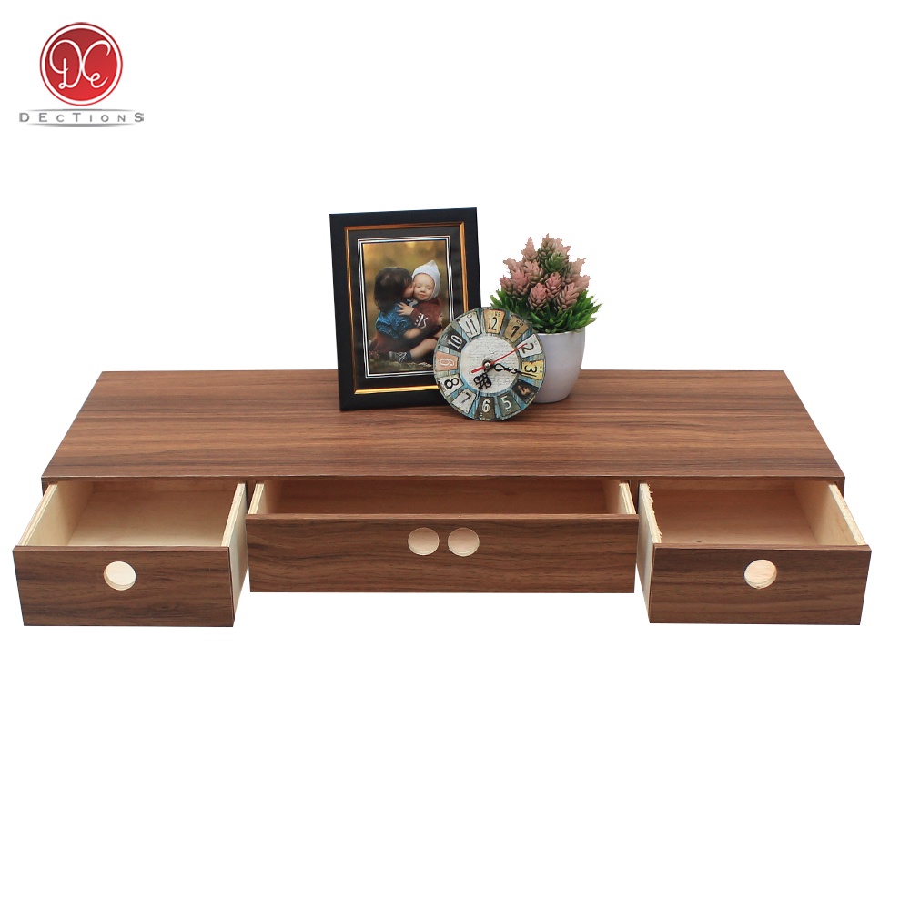 Dections Rak Laci Dinding Gantung Serbaguna 80x30 cm Furniture Tempat Penyimpanan Minimalis Kamar