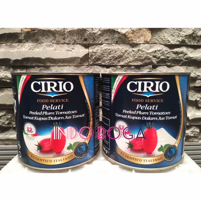 

Cirio pelati peeled plum tomatoes 2.5 kg / cirio peeled tomato 2500gr