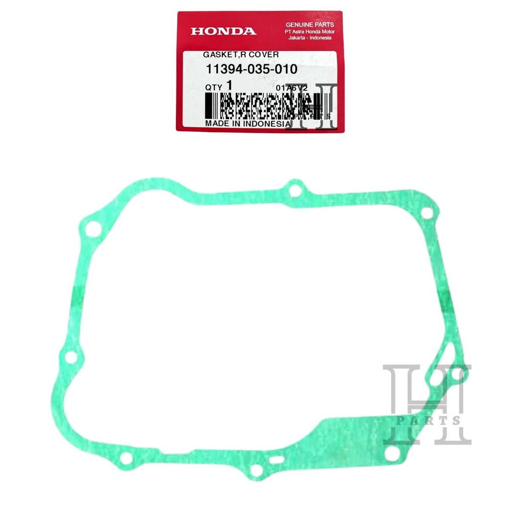 PAKING GASKET BAK BLOK KOPLING KANAN R COVER GRAND SUPRA 11394-035-010 ASLI ORIGINAL AHM HGP