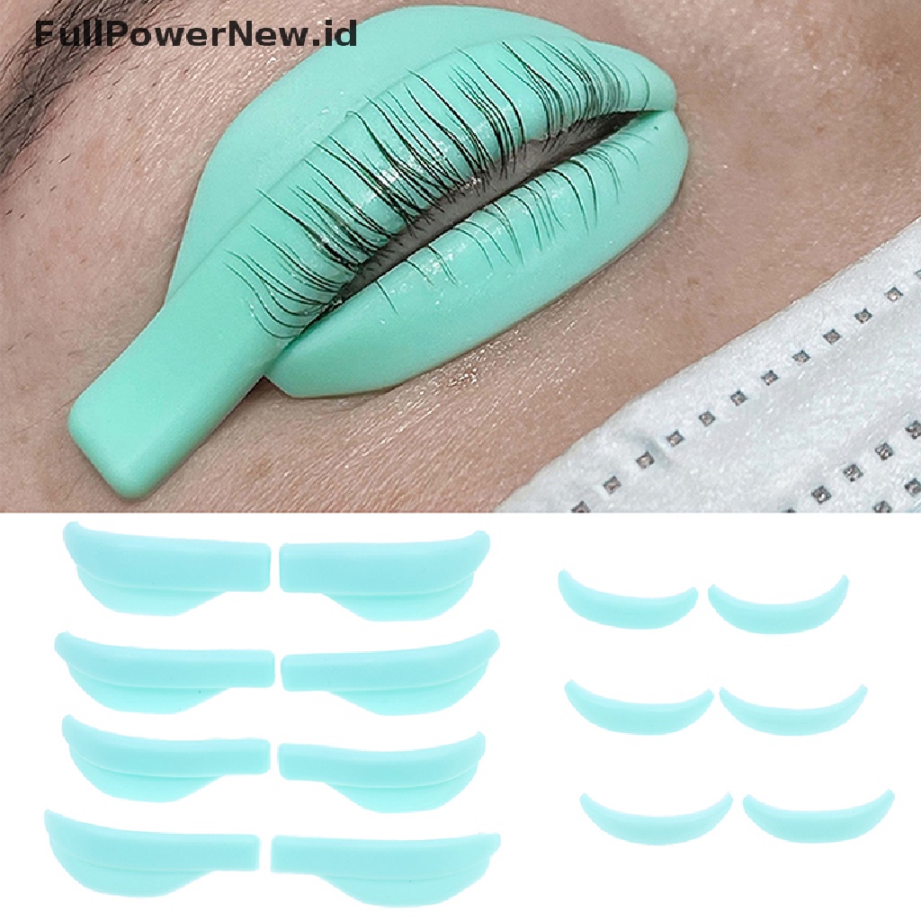 Power 7pasang Gasket Silikon Eyelash Perming Pad Lash Lift Pads Eyelash Lifg ID