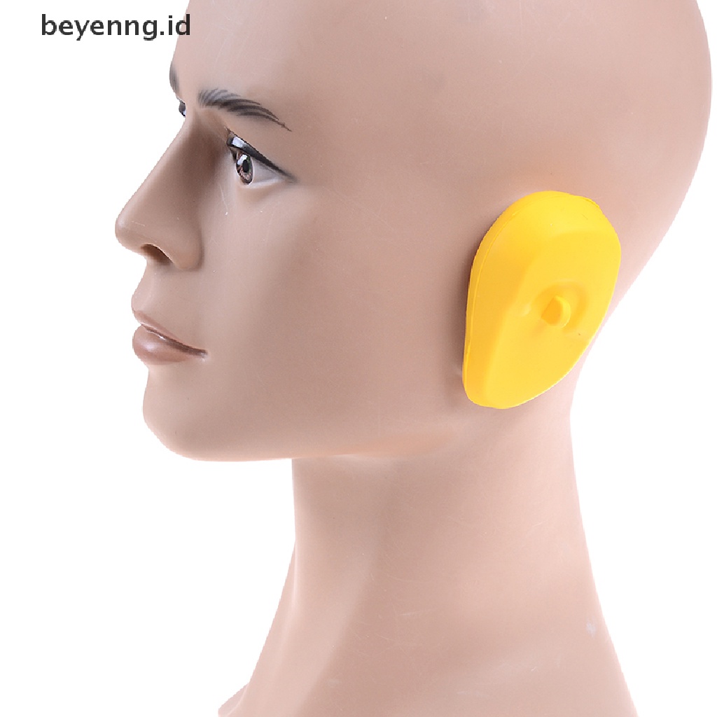 Beyen 2Pcs Reusable Silikon Penutup Telinga salon Rambut Pewarna Warna Perisai Pelindung Penutup Telinga ID