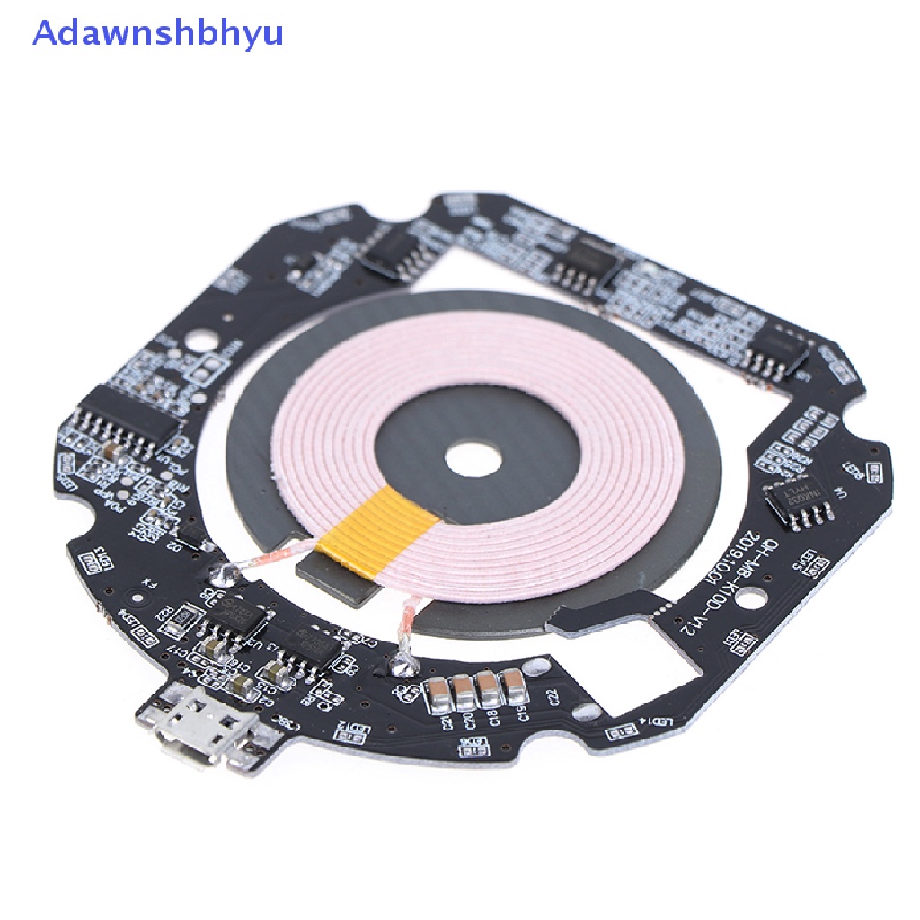 Adhyu 10W /15W QI Fast Wireless Charger PCBA Modul Papan Sirkuit Transmitter +Coil ID