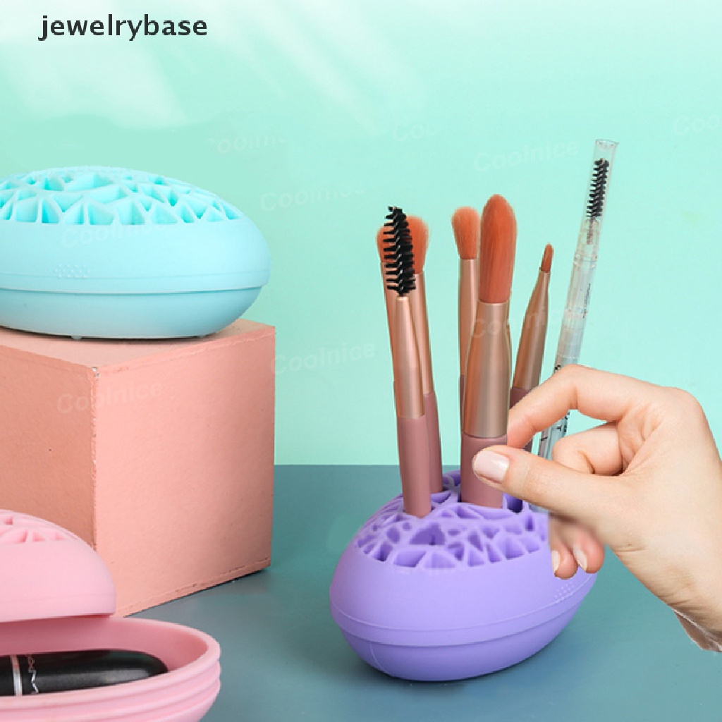 [jewelrybase] Tempat Kutek Silikon Makeup Brush Organizer Pen Display Stand Box Storag Butik