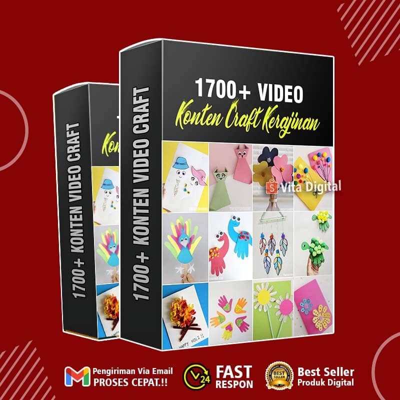 1700+ VIDEO KONTEN CRAFT - Kerajinan Tangan Close Up Ready Upload Content Creator