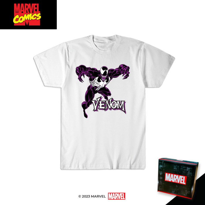 Marvel Comics Tshirt Kaos Pria Marvel Comics Venom MCS9