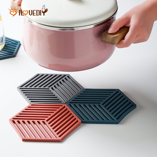 Hot Sale/1Pc Silicone Tableware Insulation Mat/Tatakan Mangkok Insulasi Panas/Tatakan Mangkok Cup Pad/Alas Meja Makan Anti Panas Dekorasi Rumah Desktop