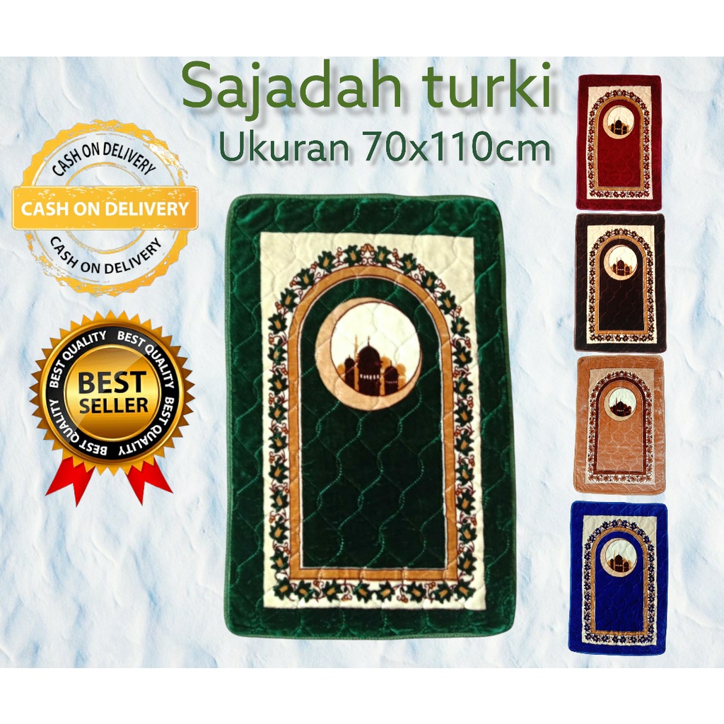 [COD] Sajadah Grosir Sajadah Tebal Empuk dan Nyaman Fashion Muslim| Grosiran | Size 70x110cm  Toko keanulova