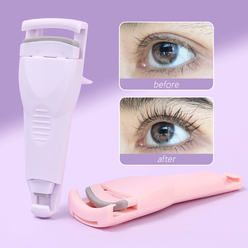 Double-ended Beauty Eyelash Curler Wide Angle Curled Eyelashes Alat Makeup Tahan Lama Klip Ekstensi Bulu Mata Profesional Aksesoris Makeup Kecantikan Mata