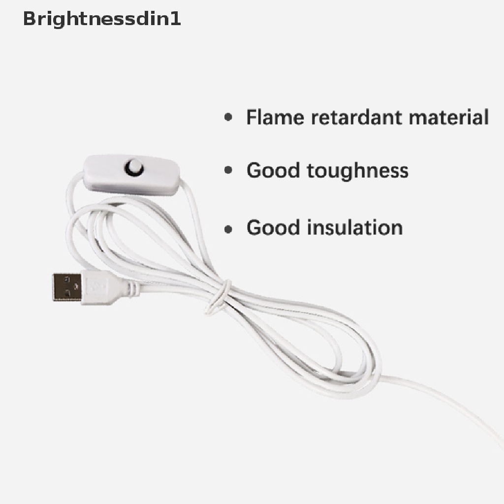 [Brightnessdin1] 5013kabel Switching Kabel Power Supply Saklar On Off Ekstensi Dimmer Kabel USB 304kabel Saklar DIY Lampu Meja Power Supply Extension Dimmer Cord Butik