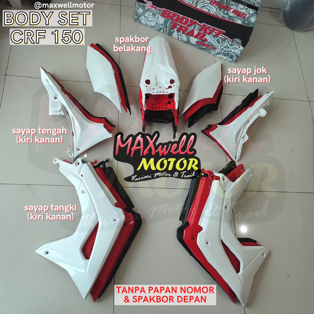 BODY SET CRF 150/BODY SET CRF SUPERMOTO/BODY SET CRF/BODY KIT CRF150