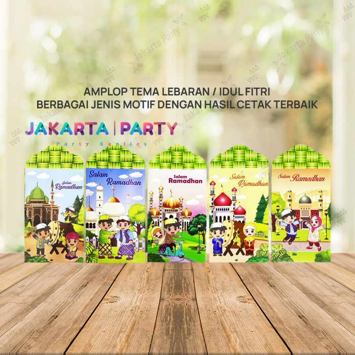 Amplop Lebaran / Angpao Lebaran / Amplop Idul Fitri Karakter / Amplop3