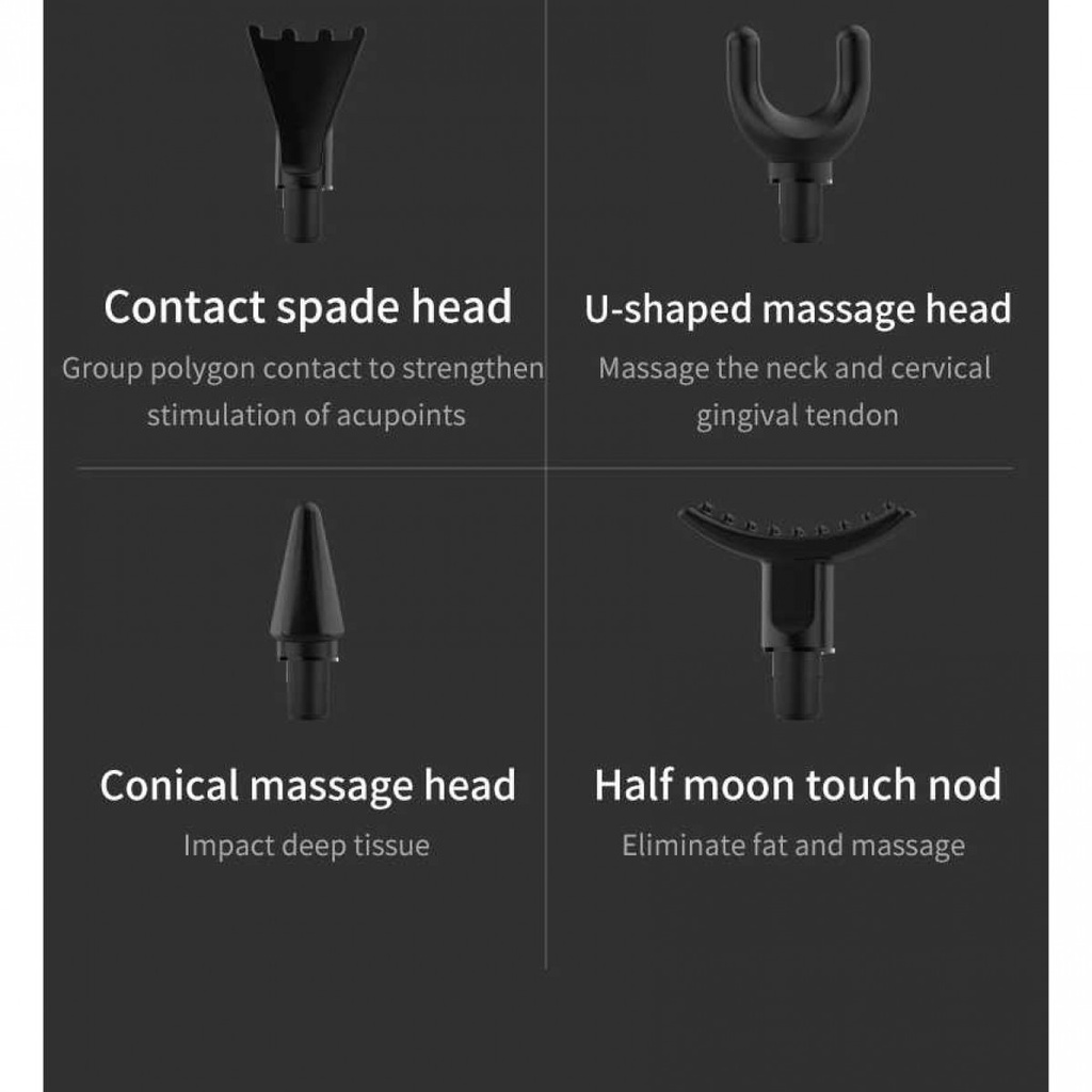 Alat Pijat Elektrik Pundak Punggung Tangan Massage Gun Rechargeable