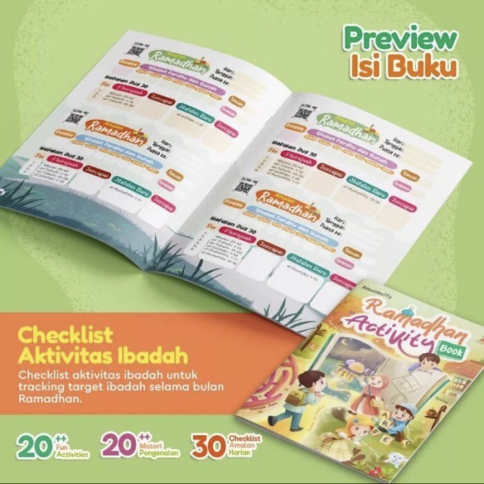 Ramadhan Activity Book Buku Aktivitas Ramadhan Ramadan Ramadhon Romadhon