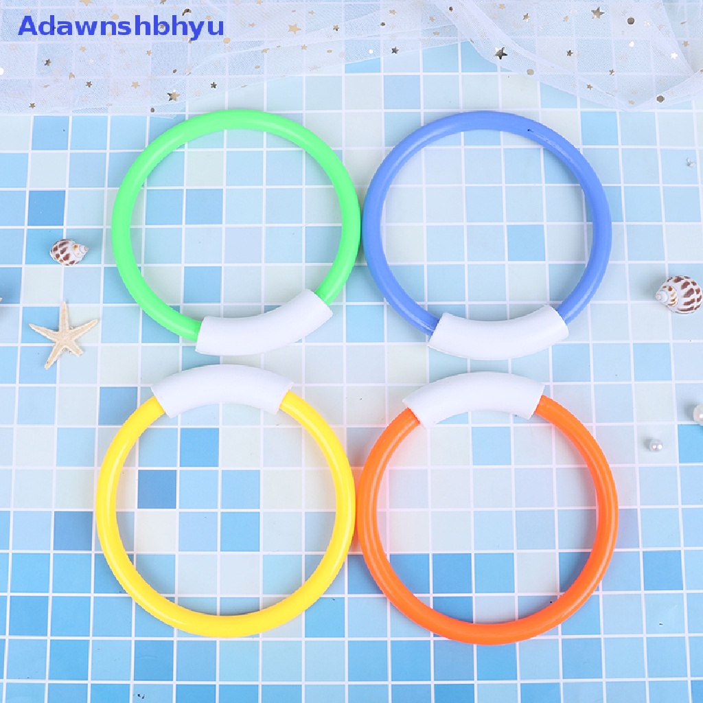 Adhyu 19 Pcs Kolam Renang Lempar Menyelam Mainan Cincin Bawah Air Diving Lingkaran Set ID