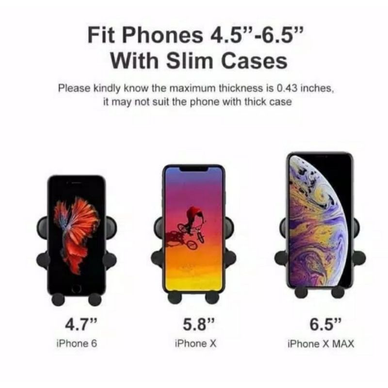 THIS IS ONE PHONE HOLDER AC MOBIL JEPITAN HP AC MOBIL HOLDER UNIVERSAL [ BES SELLER ]