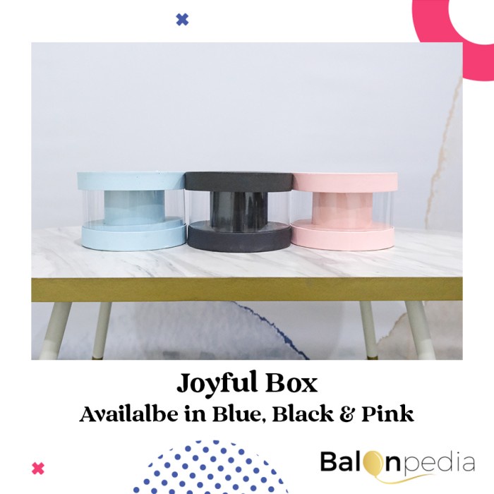 

⭐BISA COD⭐ Joyful Box - Box Rangkaian Uang Bunga - Hitam