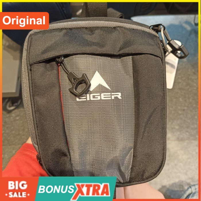 Tas Selempang EIGER1989 Z TP SCORIA 2F Shoulder Bag Hitam 91000 6967 Ori