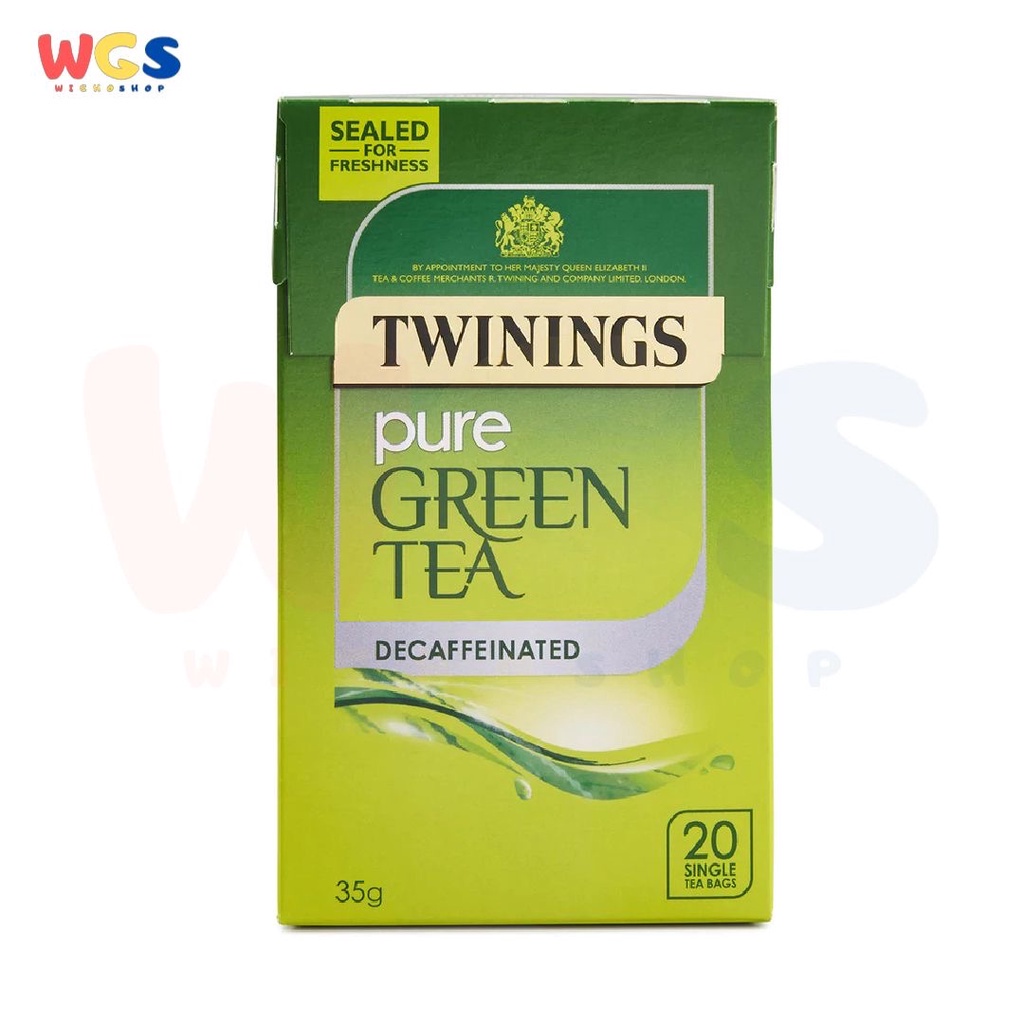Twinings Pure Green Tea Decaffeinated Smooth Taste 20s x 1.5g