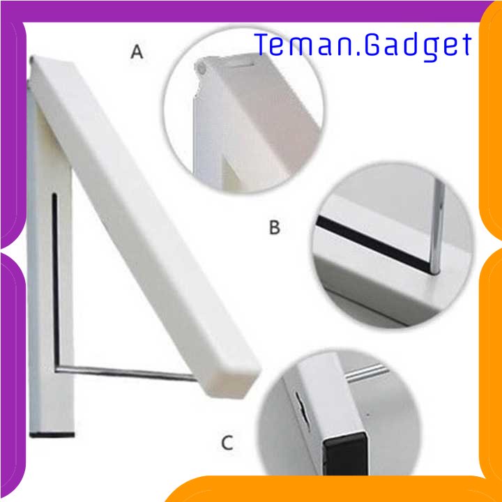 TG - ART Retractable Clothes Hanger Gantungan Baju Lipat - LD145