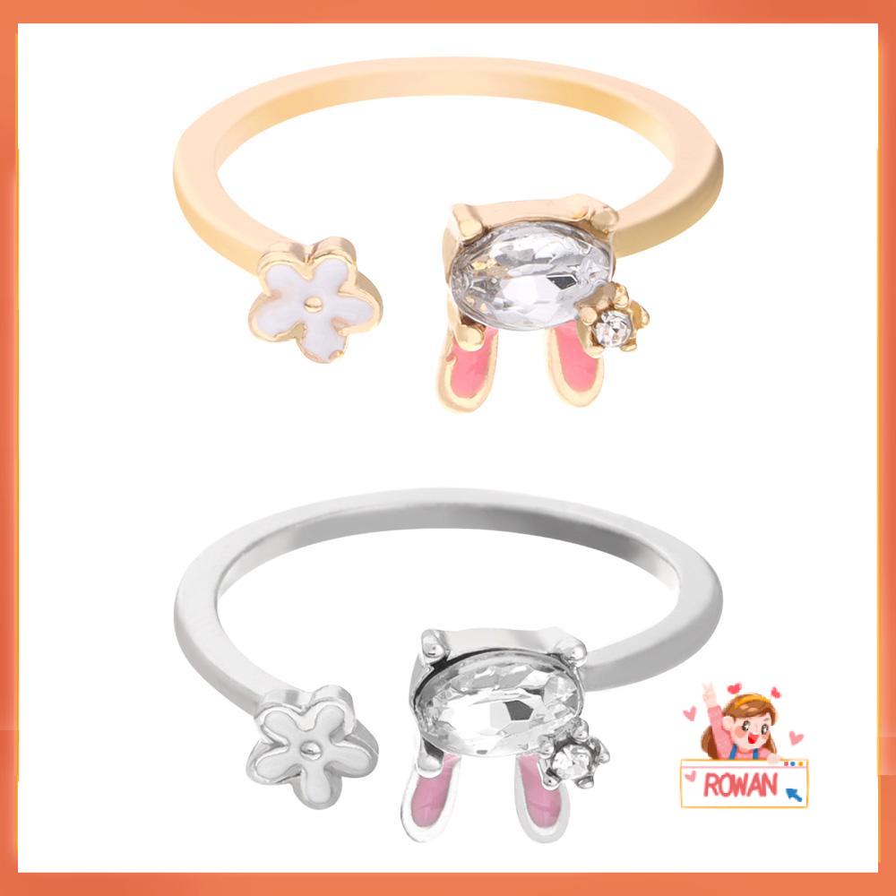 R-flower Ring Gift Opening Jewelry Cincin Hewan